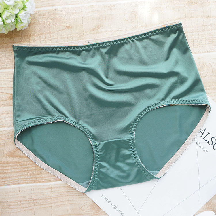 大码内裤女 轻奢丝滑缎面性感中高腰加大码胖mm200斤冰丝三角裤薄,女士内衣/男士内衣/家居服,女三角裤,淘宝优惠券,粉丝福利购,淘宝优惠卷