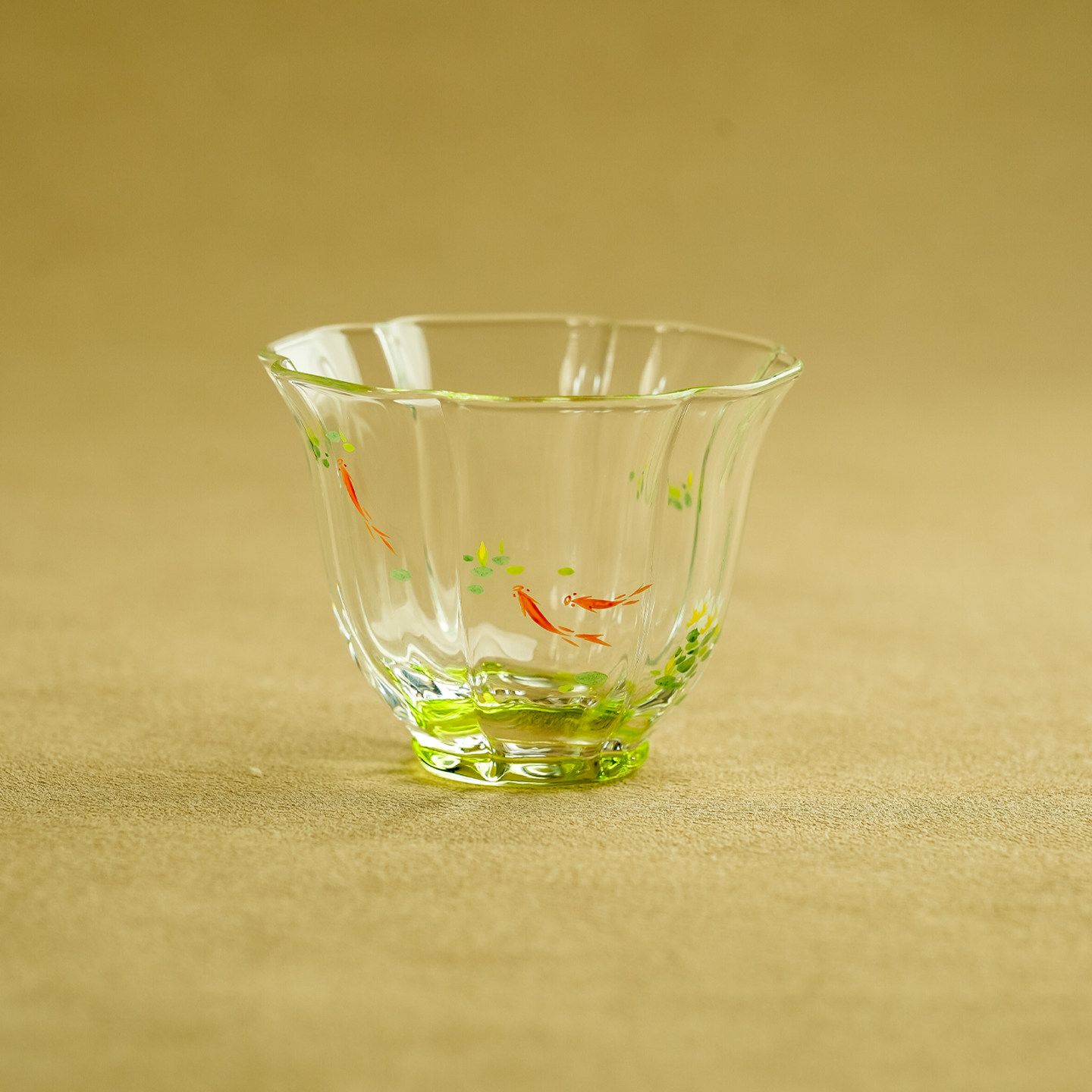 玉见手绘高端个人60ML品茗杯