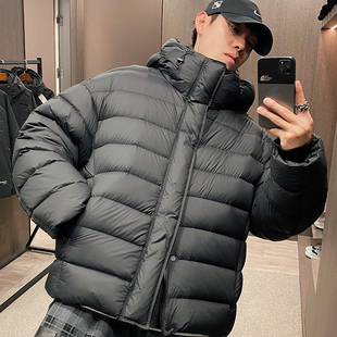 鹅绒保暖高充绒面包服外套 排骨羽绒服男冬季 MXD UGLY潮牌连帽厚款