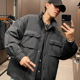MXD UGLY25秋冬立领纯色高级感立体口袋轻薄羽绒服男日系保暖外套