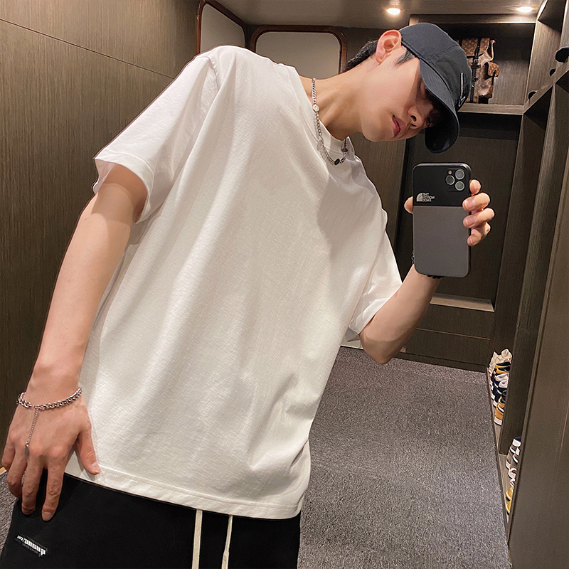 MXD UGLY美式纯色短袖T恤男夏季潮流百搭休闲宽松打底半袖T恤上衣,男装,T恤,淘宝优惠券,粉丝福利购,淘宝优惠卷