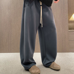 休闲垂感松紧腰运动长裤 MXD 美式 潮牌设计感运动卫裤 UGLY2026春季