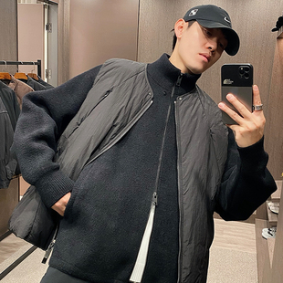 白鸭绒磁吸可拆卸马甲男立领毛衣羽绒服两件套潮 新款 MXD UGLY冬季