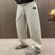 MXD 男潮牌松紧腰抽绳加厚卫裤 UGLY冬季 软糯巴黎灰运动休闲直筒裤