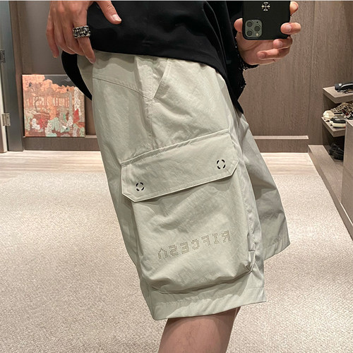 夏季户外工装立体口袋透气短裤