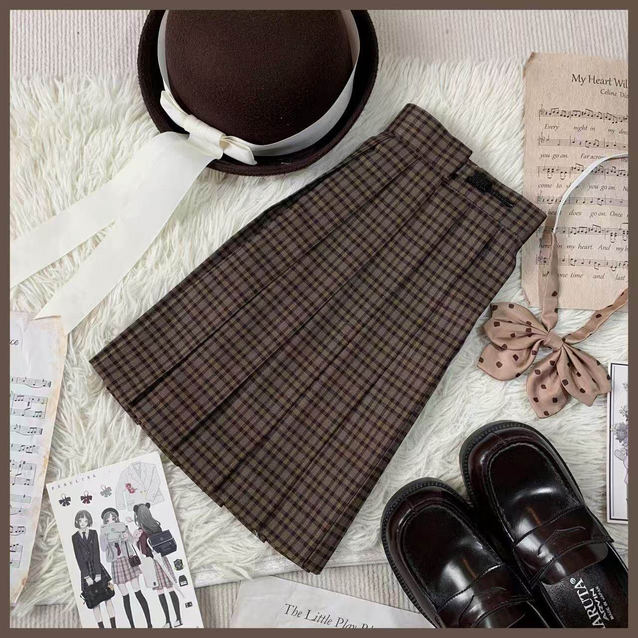 绊jk制服【冬青烟尘】校供正版jk格裙百褶裙A字裙校供学院风jk短