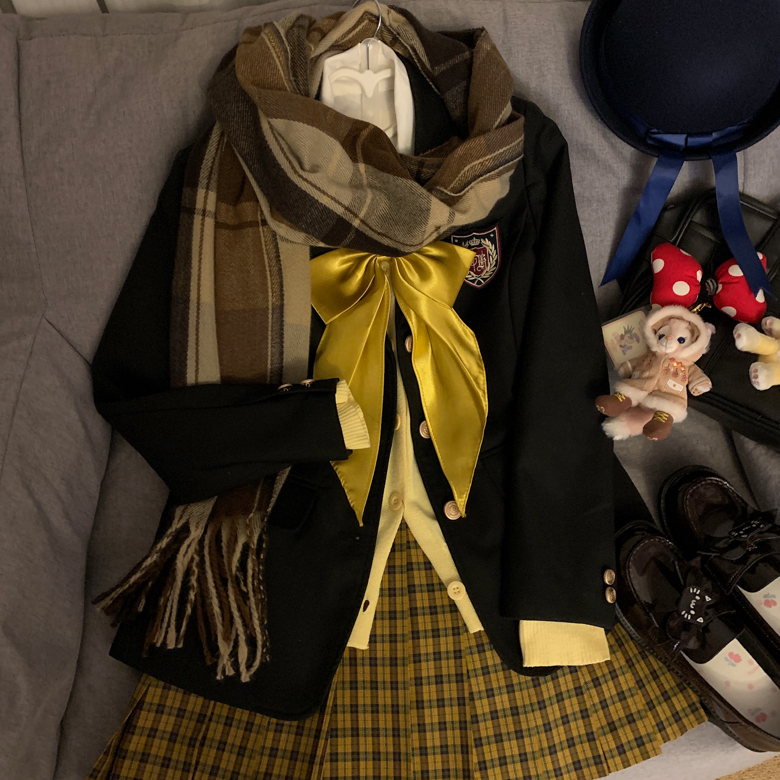 绊JK西装JK制服女学院风三粒扣原创黑色绀色小个子上衣外套西服