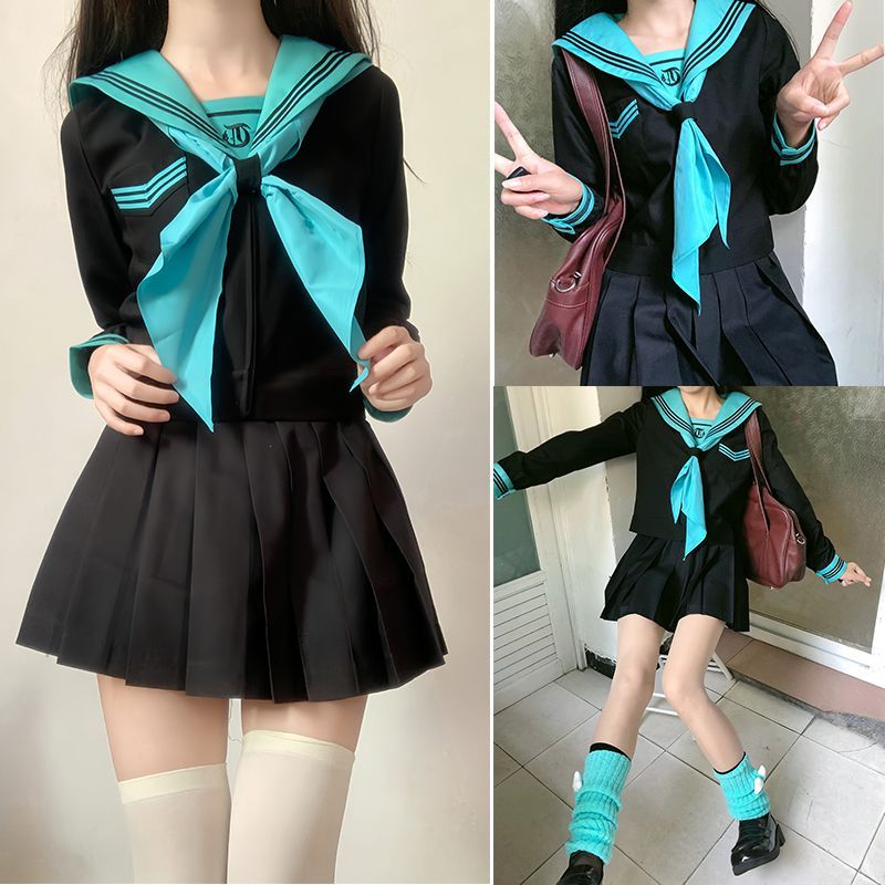 【轻音少女】绊JK原创水手服JK制服套装正版中间服百褶裙A字裙短