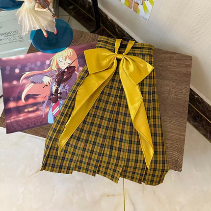 绊JK7周年【向日葵】正版格裙半身裙A字裙百褶裙校供制服裙校供风