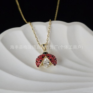 【礼盒包装】七星瓢虫项链 七星瓢虫手链 七星瓢虫耳环 系列套装