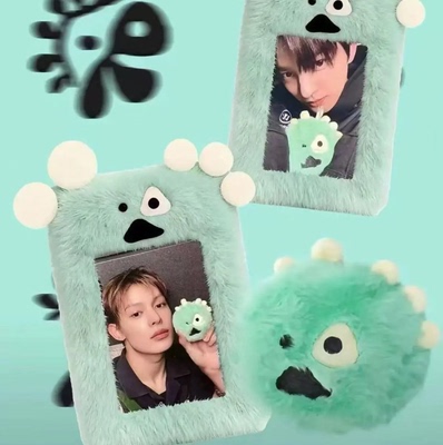 cortis同款cortisball毛绒卡套挂件ins风高颜值3寸小卡拍立得收纳