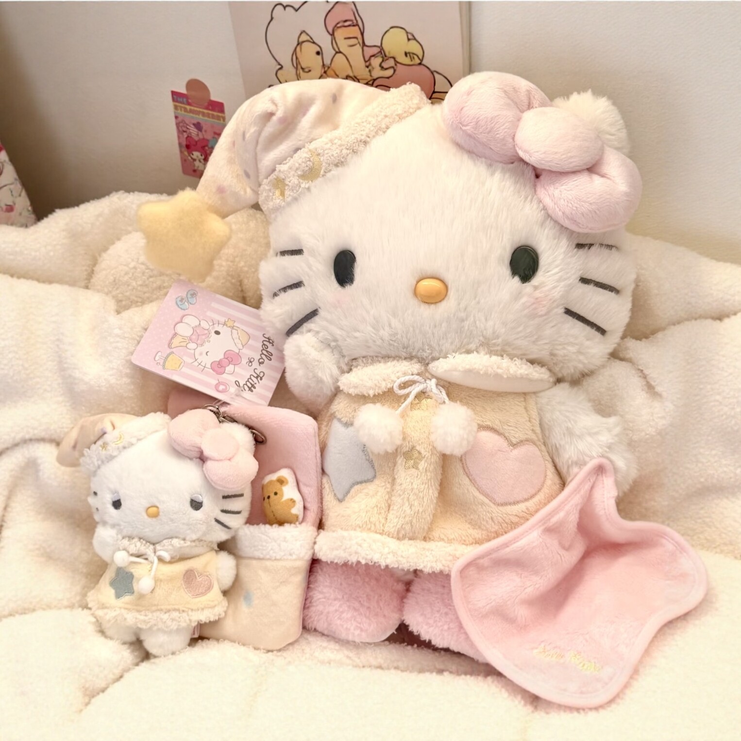 【新品晚安好梦系列猫猫棉花糖猫猫】小羊挂件公仔可爱挂饰玩偶