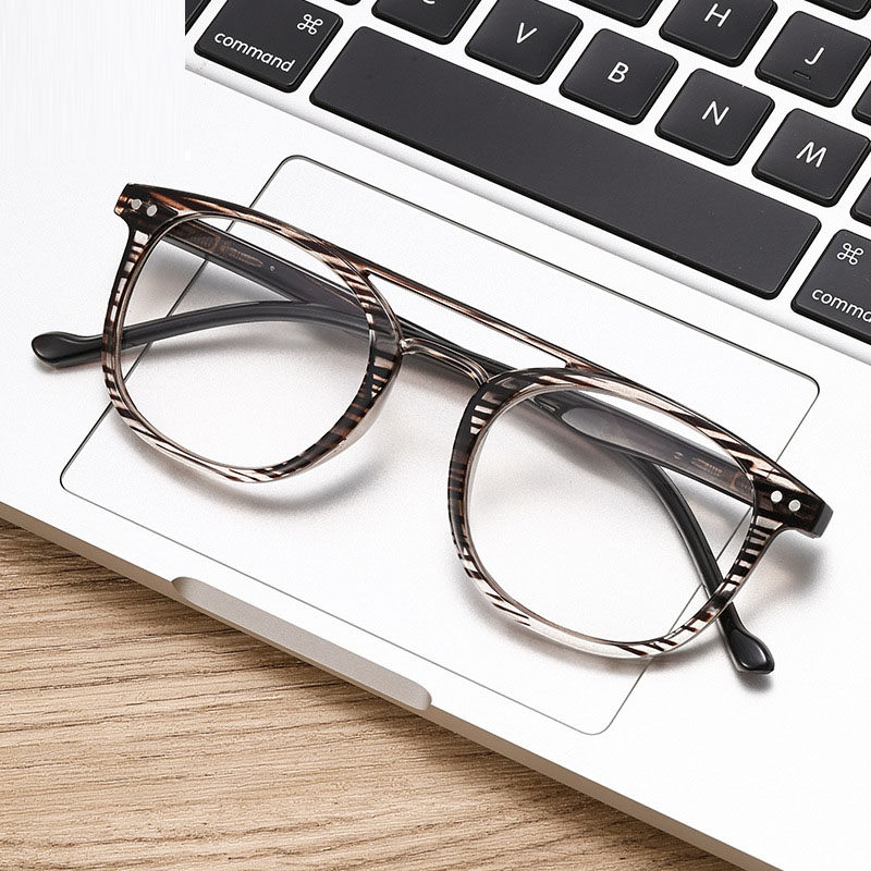 复古大框TR90超轻防蓝光老花镜