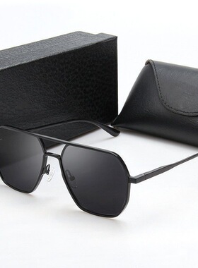 新款太阳镜男士变色墨镜日夜两用司机开车镜铝镁防紫外线抖音爆款