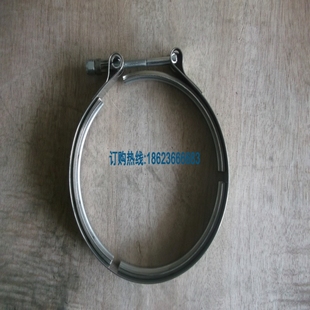 新品康明斯K19增压器废气出口抱箍重康K38 QST30发动机排气管卡箍