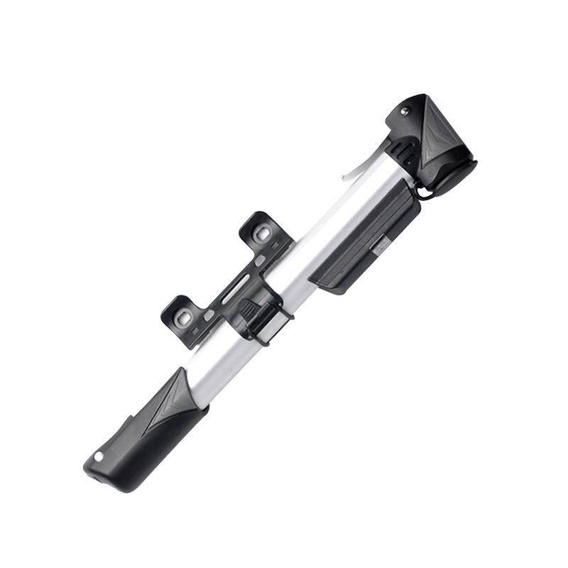 自行车便携迷你铝合金聪明头气压表打气筒 骑行装备气筒AP-025G