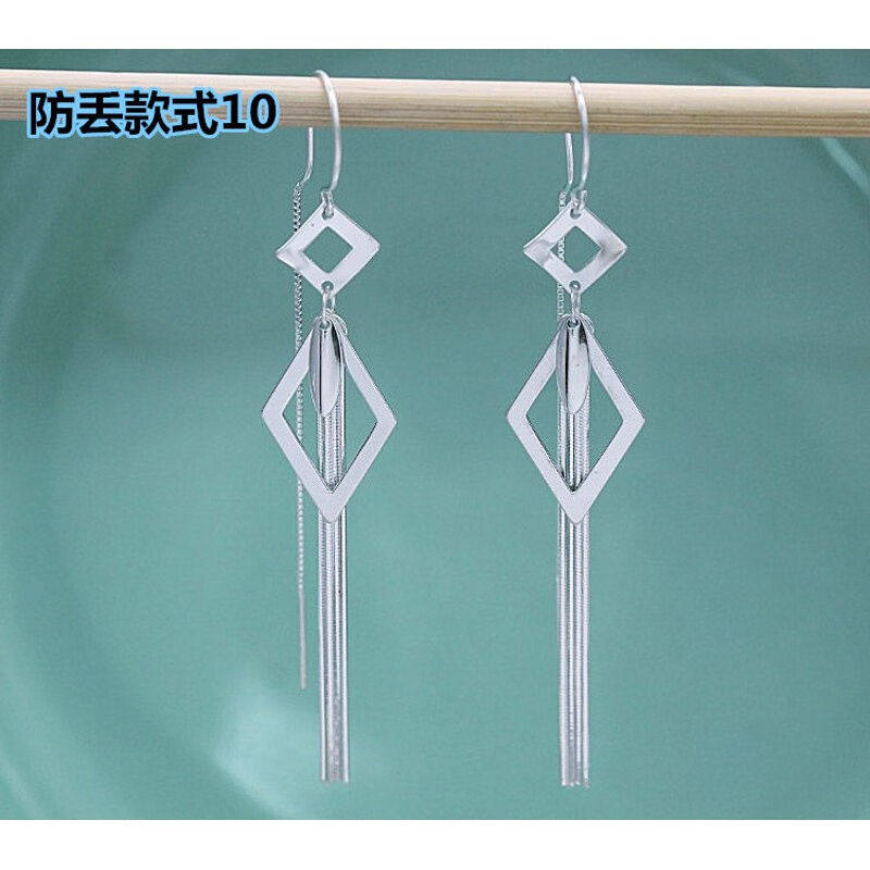 温冬999纯银耳线女长款流苏显脸瘦的耳环气质耳坠耳链2023新款潮怎么看?