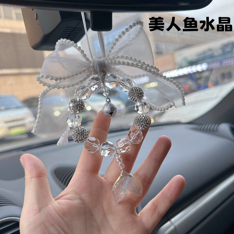 高端汽车挂件水晶镶钻车内挂饰女