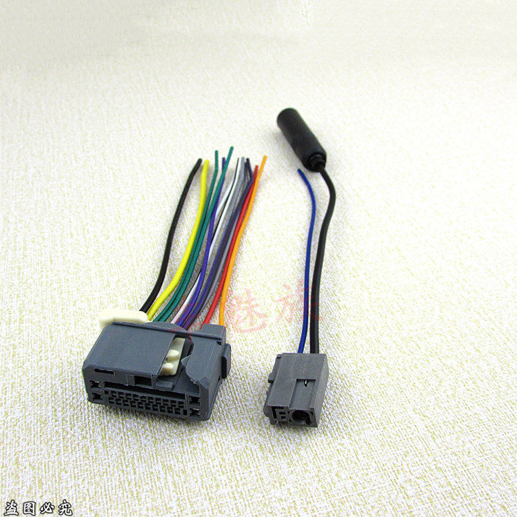 本田旧款crv思域 12-16款crv cd机尾线cd插头电源喇叭线天线aux线