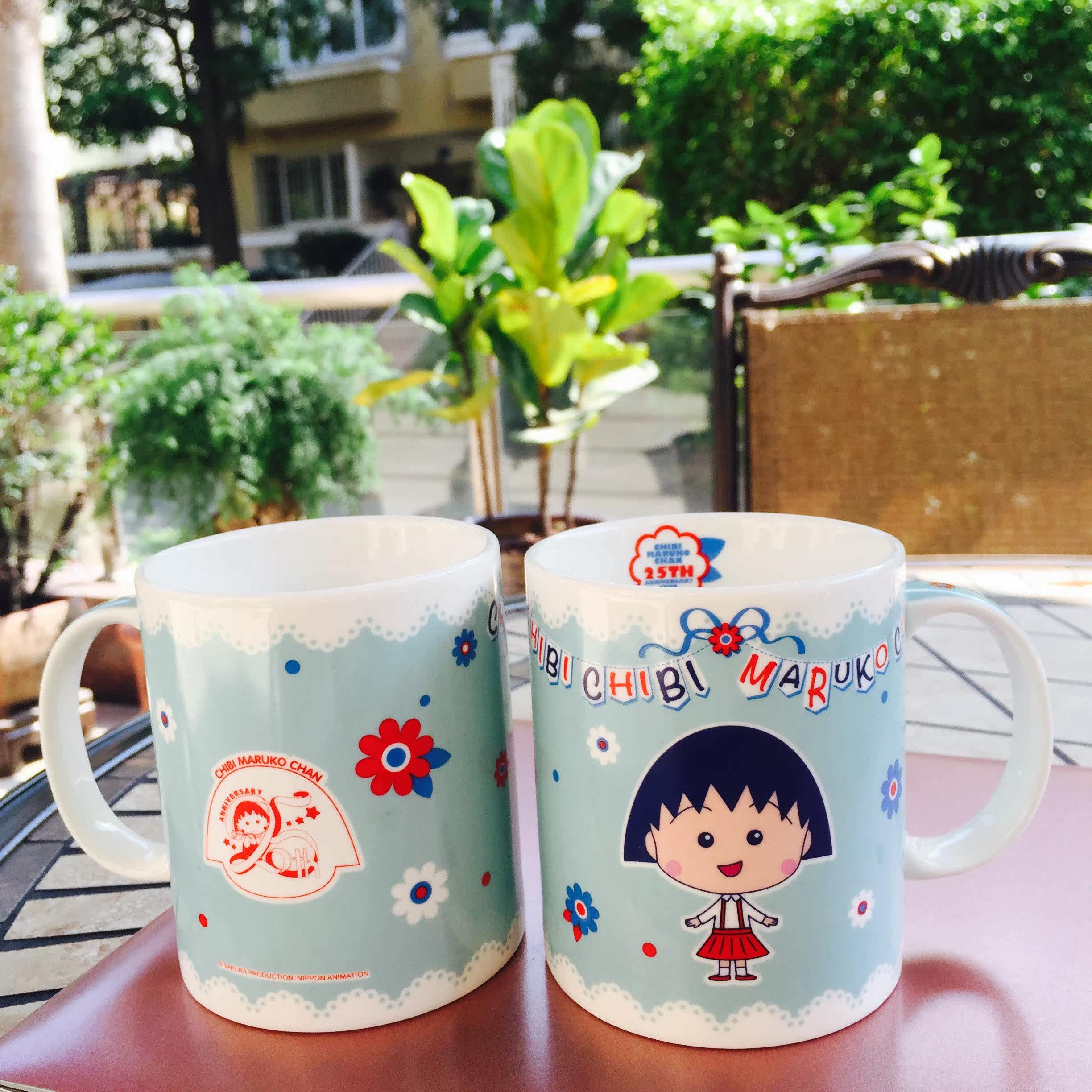 Chibi Maruko glass Genuine Authorize Japan Chibi Maruko Ceramic cup lovely Cartoon Water cup Mugin the Tableware , Cup/Cups/Kettle , Mug  category - from Buy2taobao.com to provide professional Taobao agent buy service