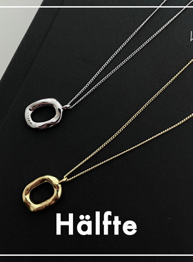 925银简约气质基础款几何项链