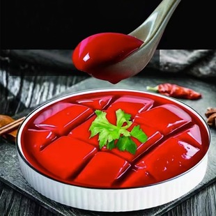 巧丫巧鲜鸭血500g*10包鲜鸭血火锅店商用鲜冻鸭血血浆生鸭血