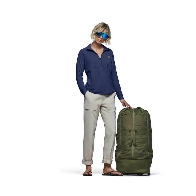 代购挪威老人头NORRONA抓绒衣女士保暖透气速干防臭立领轻量舒适