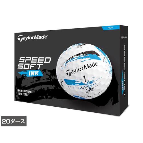 日本代购Taylormade高尔夫球快速击球柔和手感高对比度软触感
