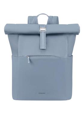 代购Samsonite新秀丽双肩包男士防水轻便多功能大容量浅蓝色