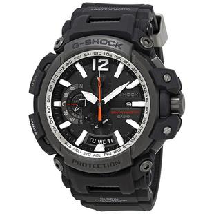 卡西欧CASIO Shock男子夜光指针多功能二时区石英表GPW2000