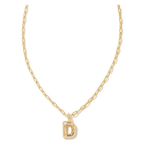 代购Kendra Scott女士字母项链闪耀精致时尚优雅金色字母D