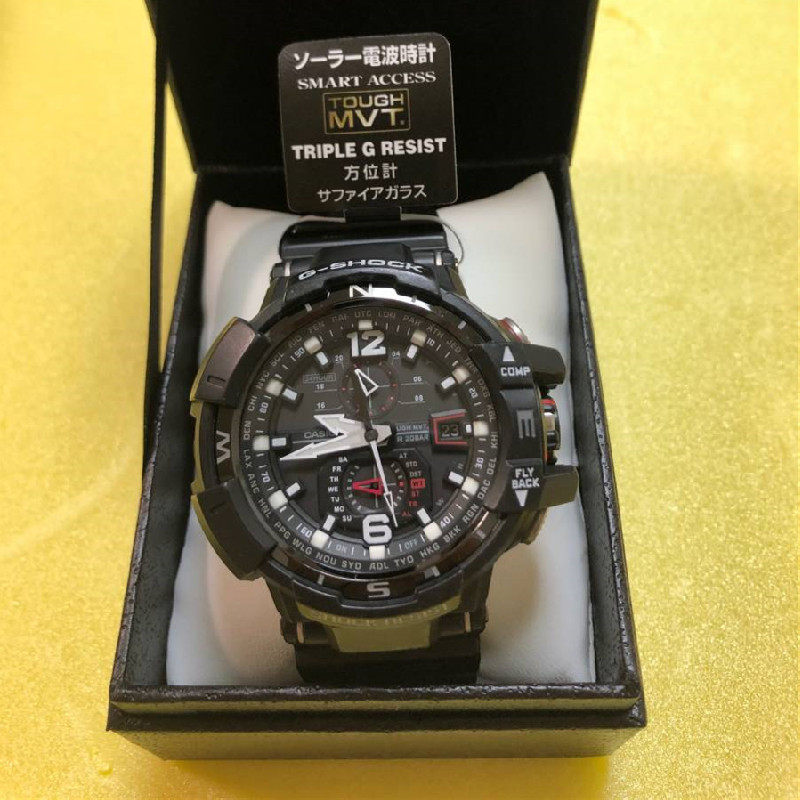 代购代购Casio 太阳能光动能 男士夜光 电波表 防水手表GW-A1100