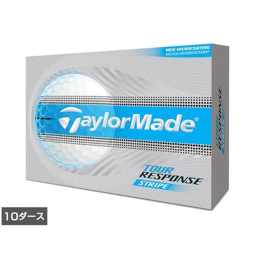 日本代购Taylormade高尔夫球响应迅速飞行稳定微涂层条纹设计