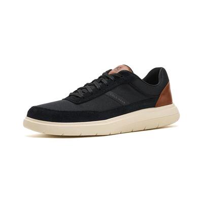 代购Cole Haan男士休闲鞋透气缓震舒适轻便系带圆头织物鞋面
