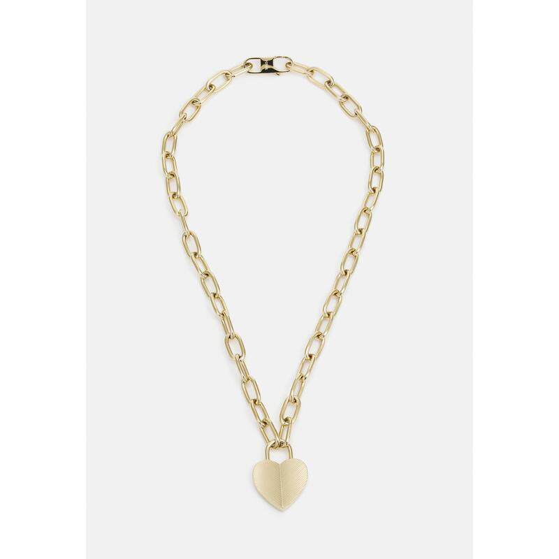 代购Fossil化石女士项链简约优雅时尚百搭金色不锈钢材质抛光表面