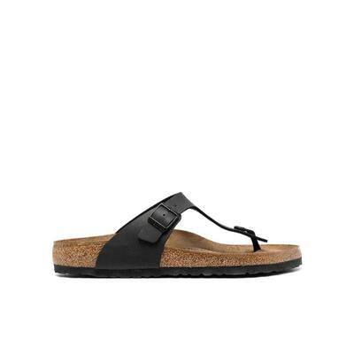 海外代购Birkenstock男士沙滩鞋平底夹趾夏季日常黑色凉拖