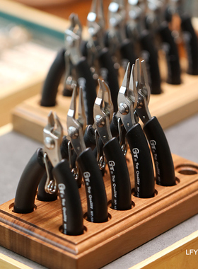 台湾GT手工钳 DIY首饰珠宝串珠绕线尖嘴平嘴圆嘴弯嘴剪钳一套5把