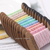 娃衣服装 2mm细雪尼尔绒线 饰绳法绣线材 刺绣多彩装 辅料30色 法式