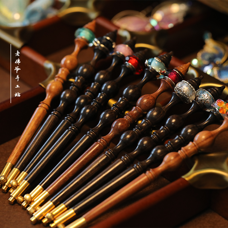 个性定制法式钩针S925纯银加珠