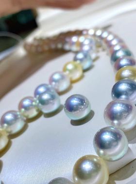 证书玻璃种糖果色皇后真多麻耳钉