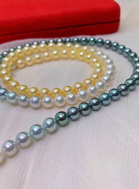 香港毛衣链海水珍珠