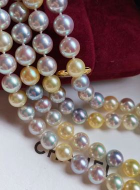 甜心风皇后糖果色项链混彩减龄