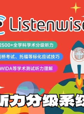 英语听力分级系统listenwise蓝思学习提高A3000学科achieve3000
