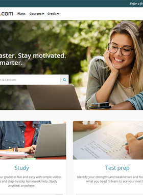 study.com海量学习资源网站会员premium账户ACT英语SAT考试GRE