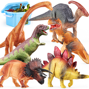 儿童恐龙玩具套装 仿真动物小恐龙霸王龙模型小孩子男孩小玩具5岁