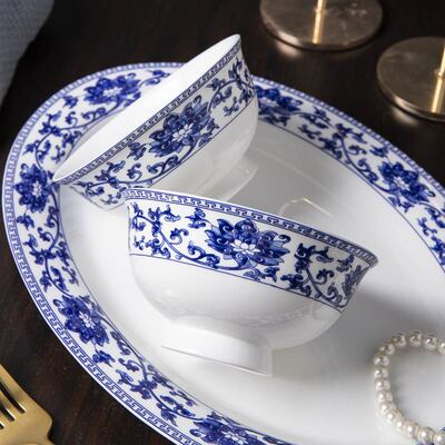 高档钰凡骨瓷餐具中式