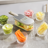 摩登主妇不锈钢刨丝器厨房家用擦丝切菜神器多功能萝卜土豆切丝器