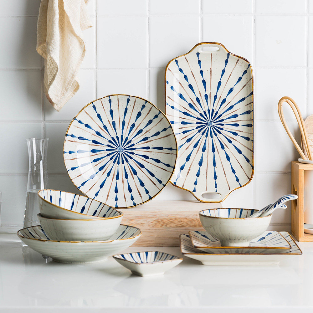 Modern housewife HuaHuo 2 people's household soup, noodles, bowls and dishes