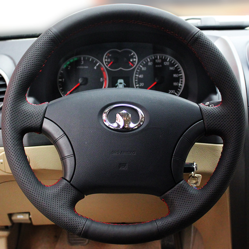 长城哈弗新款H5老款H6风骏5风骏3/CUV/H2/H3手缝方向盘套真皮把套