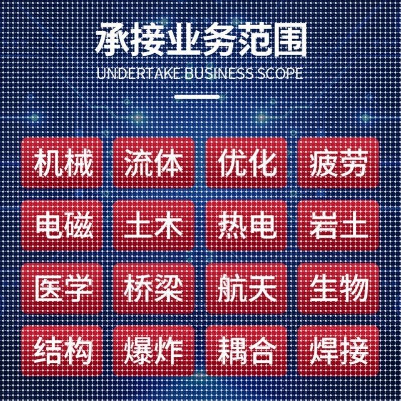 代做Ansys、abaqus、fluent、comsol、midas等有限元分析